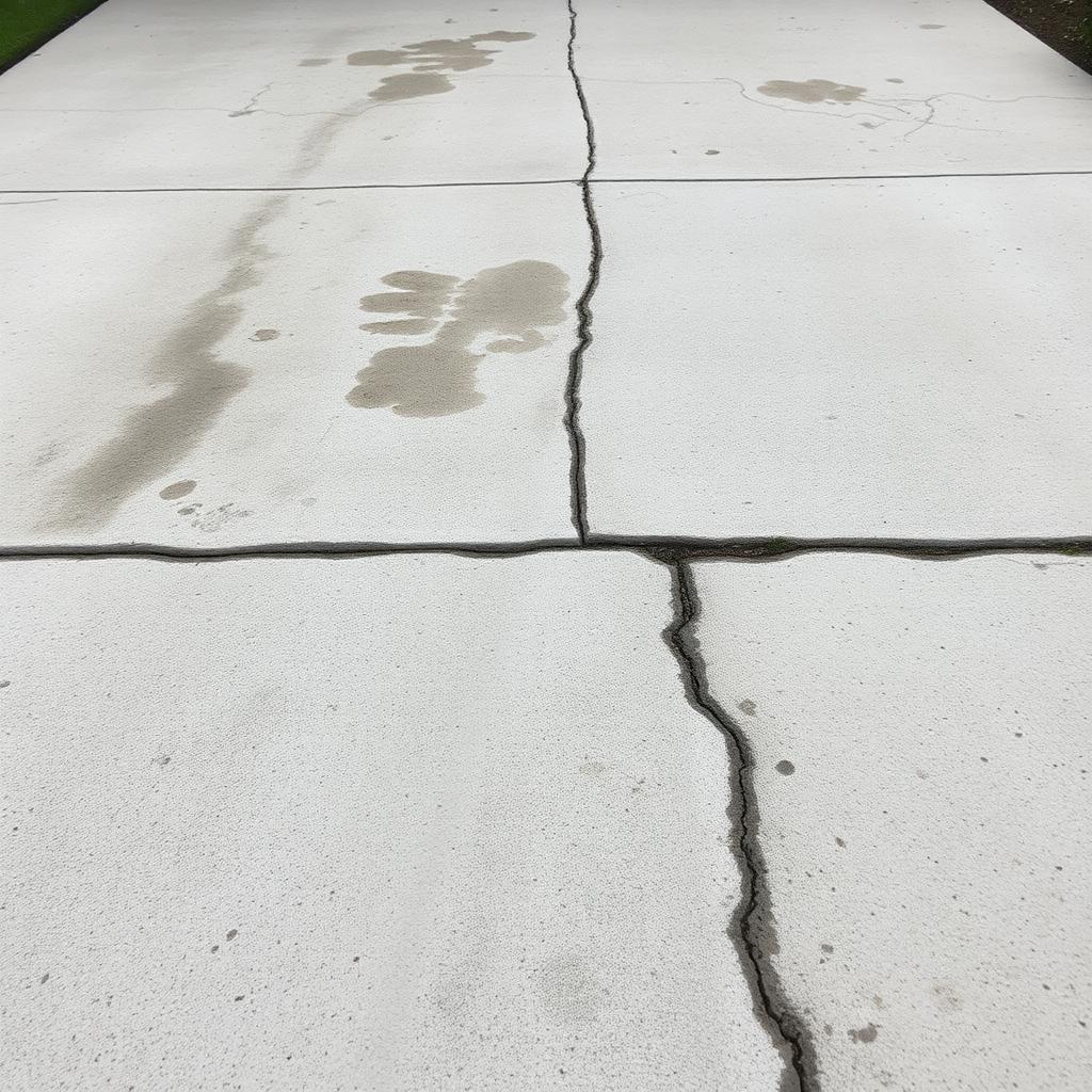 Driveway Pressure Washing — before