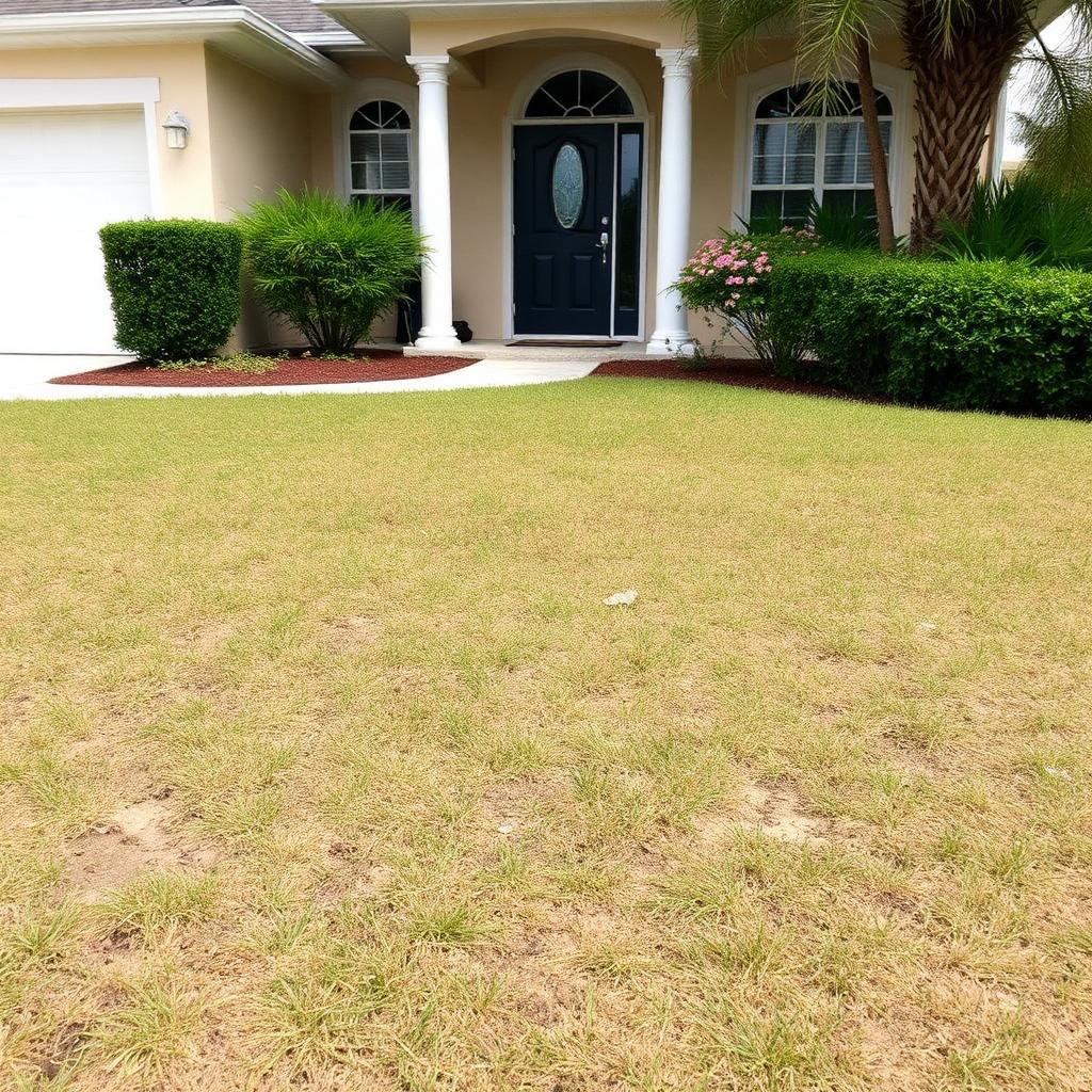 Lawn Restoration & Sod — before